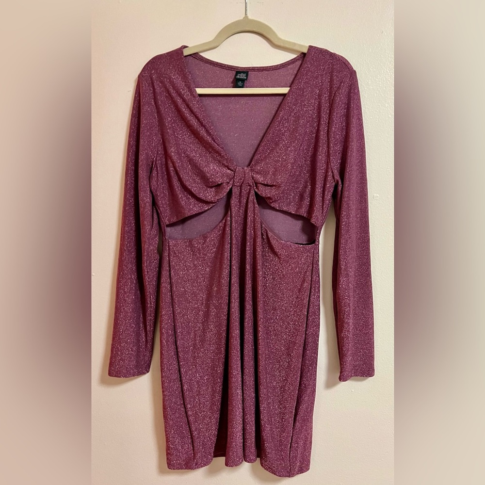 Sparkly Pink Cutout Dress 💖